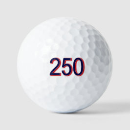 Pelotas De Golf 250 Anniversary