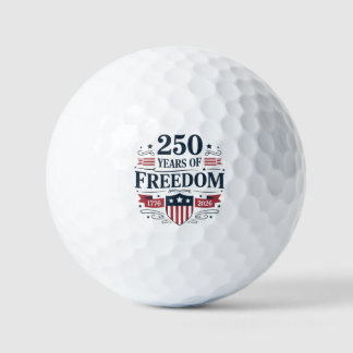 Pelotas De Golf 250 Years Of Freedom 1776 2026 250th 4th Of July