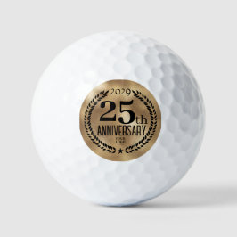 Pelotas De Golf 25 Aniversario de la conmemoración del Oro