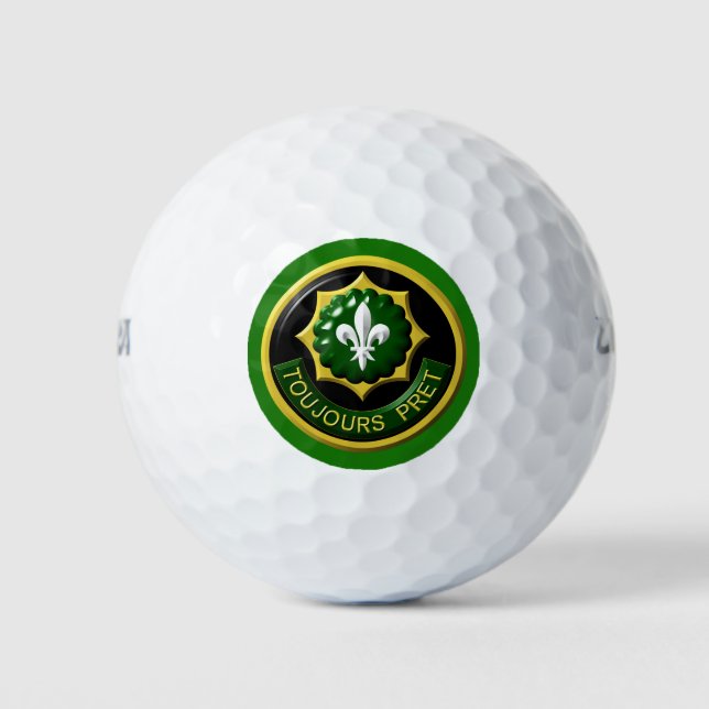 Pelotas De Golf 2do Regimiento de Caballería Blindada   (Anverso)