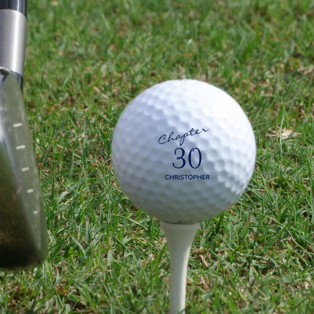 Pelotas De Golf 30.º cumpleaños cree el suyo (Subido por el creador)