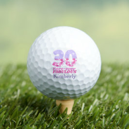 Pelotas De Golf 30 YA Fabuloso regalo de cumpleaños número 60 - Ro