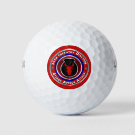 Pelotas De Golf 34.ª División de Infantería Diseño Personalizado
