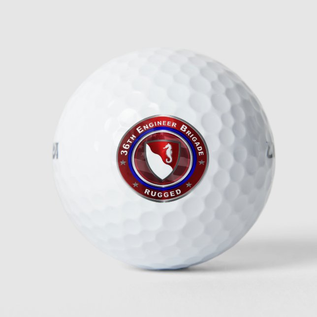 Pelotas De Golf 36ª Brigada de Ingenieros “Rugged” (Anverso)