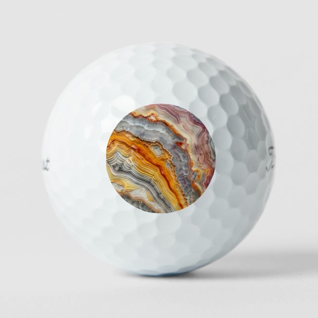 Pelotas De Golf 3 D Agate Golf Balls (Anverso)