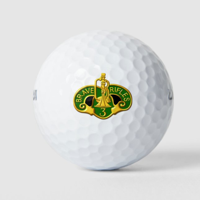 Pelotas De Golf 3.er Regimiento de Caballería Blindada (Anverso)