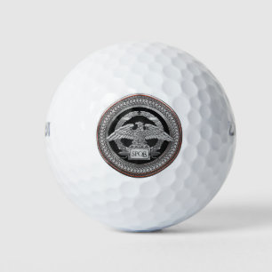 Pelotas De Golf [400] Águila imperial romana plateada sobre Medall