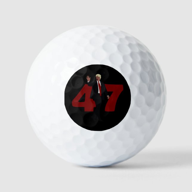 PELOTAS DE GOLF 47 TRUMP 2024 (Anverso)