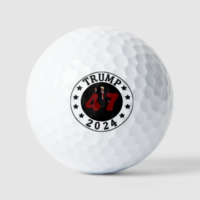 PELOTAS DE GOLF 47 TRUMP 2024 (Anverso)