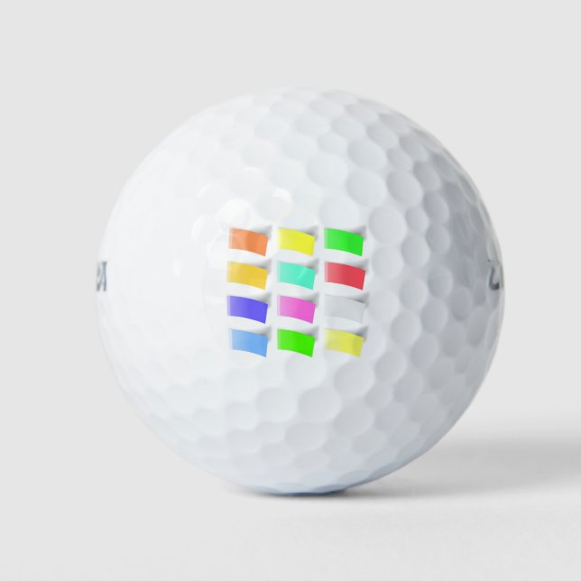 Pelotas De Golf 4994Notas coloridas (Anverso)