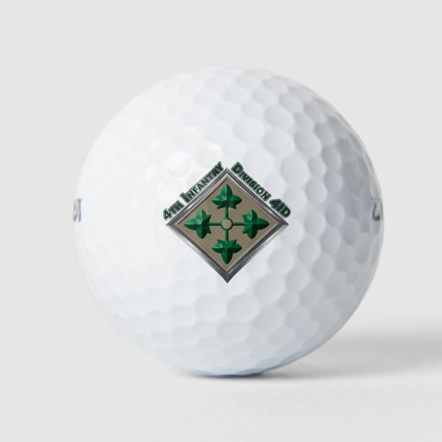 Pelotas De Golf 4ta División de Infantería  (Anverso)
