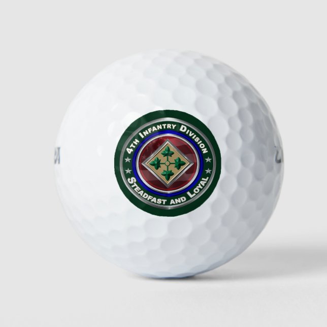 Pelotas De Golf 4ta División de Infantería  (Anverso)