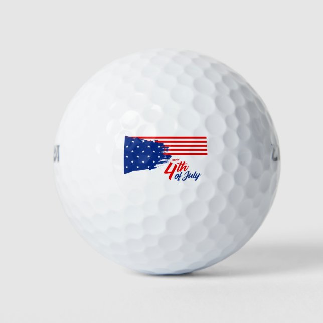 Pelotas De Golf 4th of July - Independence Day (Anverso)