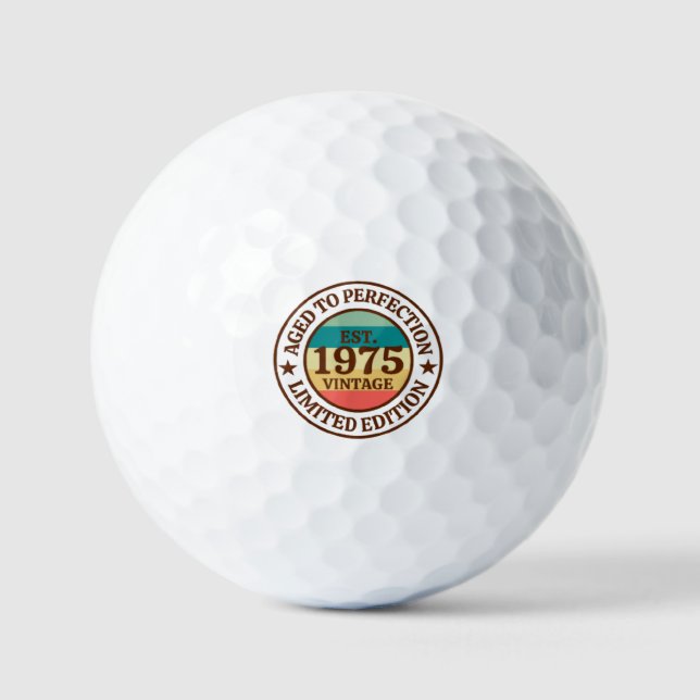 Pelotas De Golf 50.º cumpleaños (Anverso)