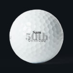 Pelotas De Golf 50.º cumpleaños Titulador Personalizado Pro V1<br><div class="desc">"50" o cualquier edad. Personalizado.</div>