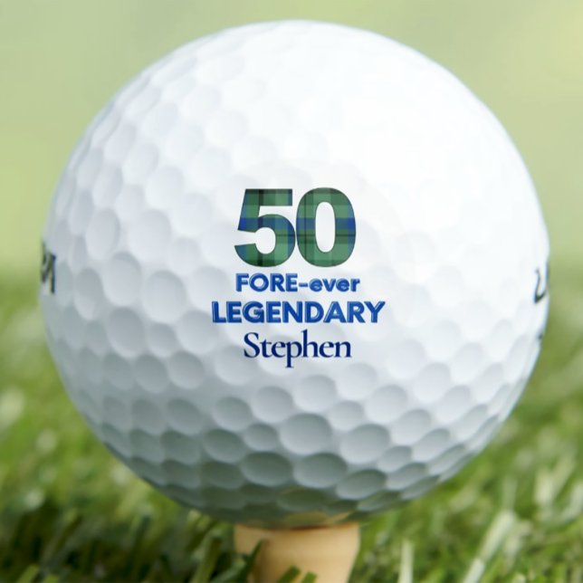 Pelotas De Golf 50.º regalo de cumpleaños de golfer, legendario 50 (Subido por el creador)