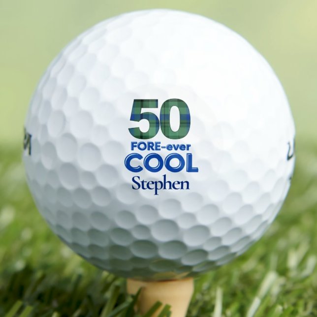 Pelotas De Golf 50.º regalo de cumpleaños para golfistas, Guay 50 (Subido por el creador)