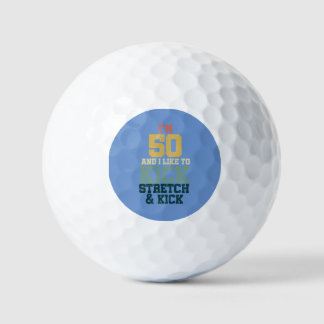 Pelotas De Golf 50.º regalo de cumpleaños para hombres y mujeres d