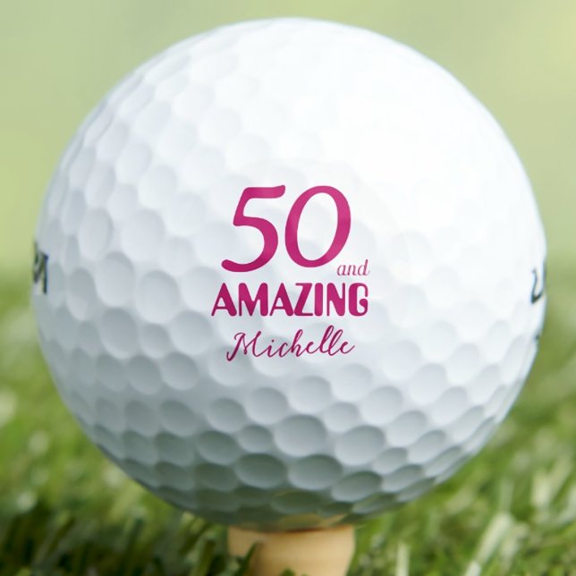 Pelotas De Golf 50 y el asombroso regalo de Amigo - 50 cumpleaños  (Subido por el creador)