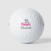 50 y fabuloso 50 cumpleaños Stiletto rosa