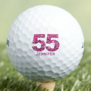 Pelotas De Golf 55º regalo personalizado para un amigo - Floral 55