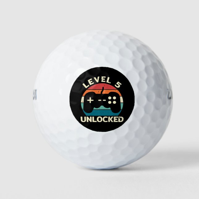 Pelotas De Golf 5.º Nivel de Cumpleaños 5 Desbloqueado (Anverso)
