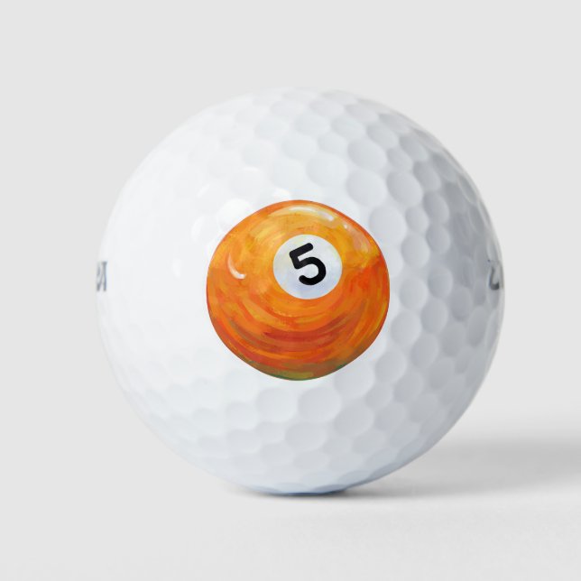 Pelotas De Golf 5 Ball (Anverso)