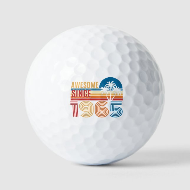 PELOTAS DE GOLF 60.º CUMPLEAÑOS (Anverso)