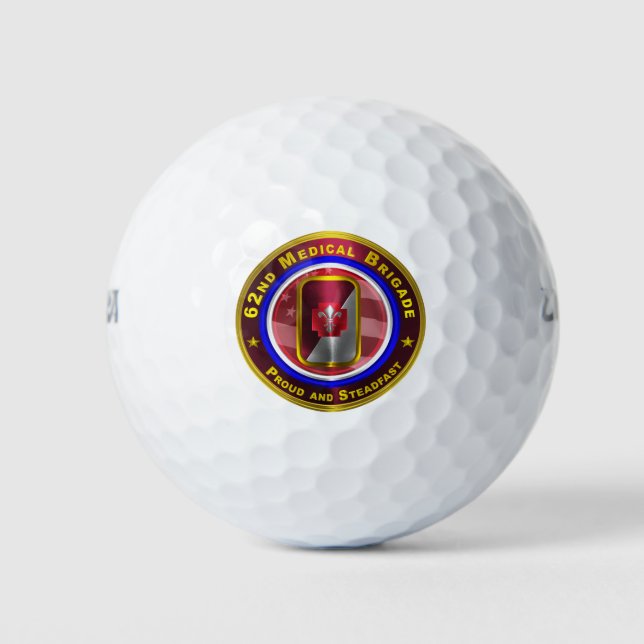 Pelotas De Golf 62ª Brigada Médica (Anverso)