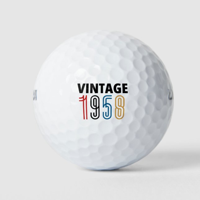 Pelotas De Golf 65.ª camiseta de cumpleaños (Anverso)