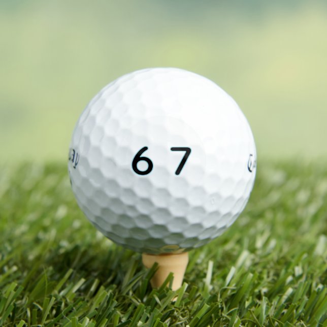 Pelotas De Golf 6 7 Seis Siete Épico Lit  (Camiseta in situ)