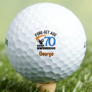Pelotas De Golf 70° cumpleaños para el abuelo - regalo deportivo d