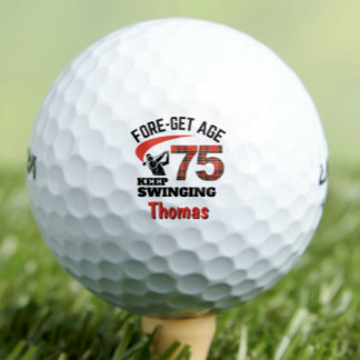 Pelotas De Golf 75.º obsequio para Stepdad - Edad de pre-compra