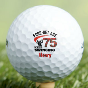 Pelotas De Golf 75.º regalo de golf para el abuelo - Sigue balance