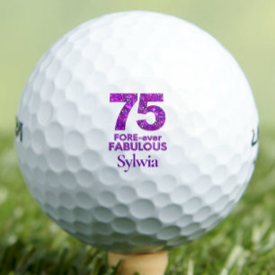Pelotas De Golf 75 YA Fabuloso regalo de vecino - Moda púrpura
