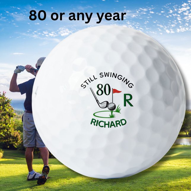 Pelotas De Golf 80.º nombre del monograma masculino (Subido por el creador)