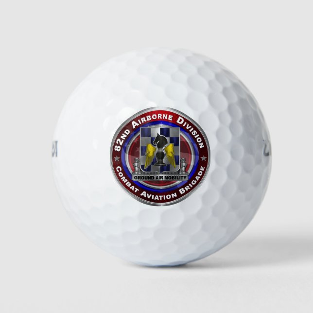 Pelotas De Golf 82.ª Brigada Aérea de la División de Combate de la (Anverso)