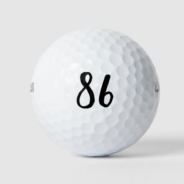 PELOTAS DE GOLF 86 (Anverso)