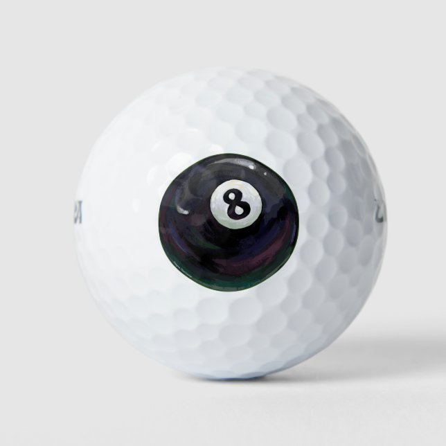 Pelotas De Golf 8 Ball (Anverso)