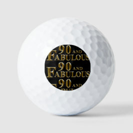 Pelotas De Golf 90 cumpleaños