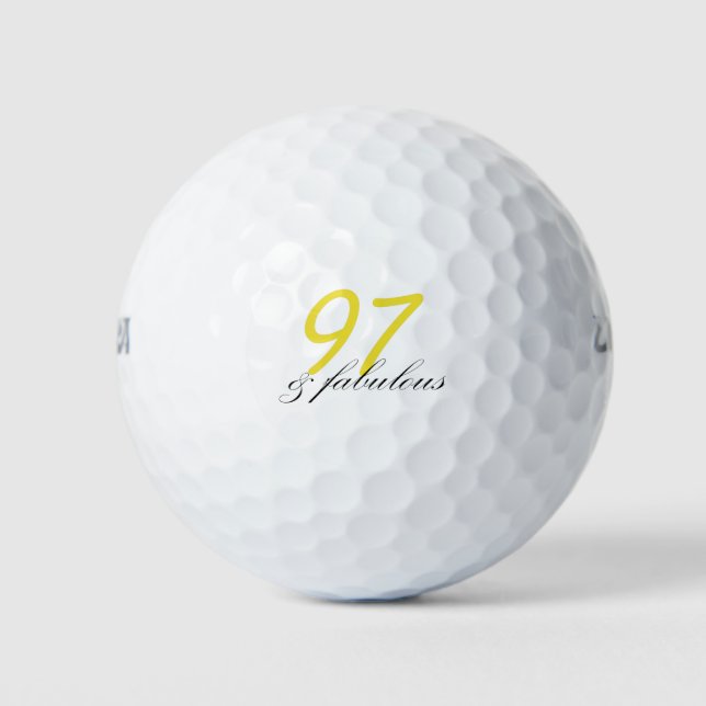 Pelotas De Golf 97 & Fabulous (Anverso)