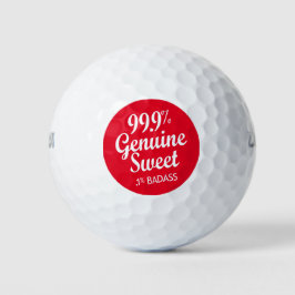 Pelotas De Golf 99,9% Dulce genuino.1% Badass (2)