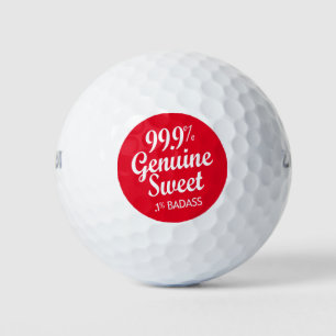 Pelotas De Golf 99,9% Dulce genuino.1% Badass (2)