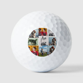 Pelotas De Golf 9 Photo Custom Personalized Collage