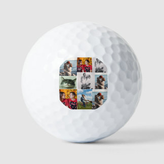 Pelotas De Golf 9 Photo Custom Personalized Collage