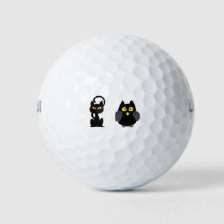 Pelotas De Golf A Cat and An Owl