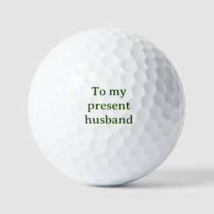 Pelotas De Golf A mi esposo aniversario de bodas agregar nombre fe