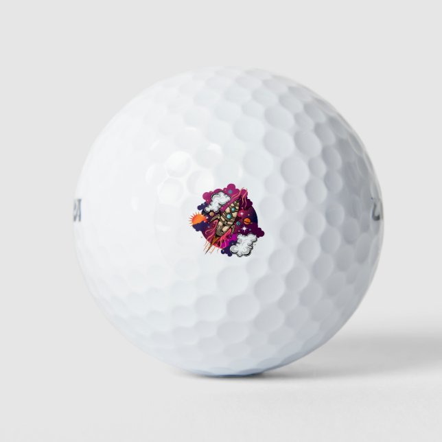 Pelotas De Golf A Través De La Galaxia (Anverso)