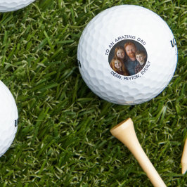 Pelotas De Golf A un asombroso papá en foto de Personalizado del D
