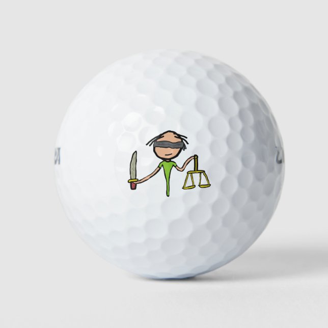Pelotas De Golf Abogado (Anverso)